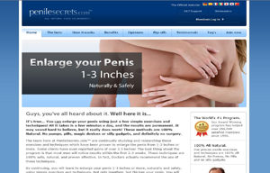 Penile Secrets website